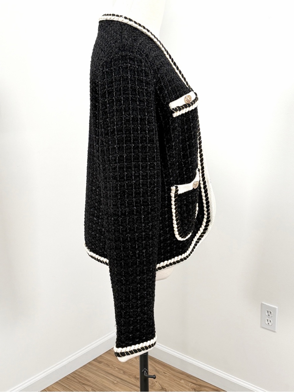 Elie Tahari Koka Wool-Blend Cardigan Size XL - Picture 10 of 16